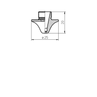 AMADA® NOZZLE TIP S1.2E ECO CUTCHROME PLATED