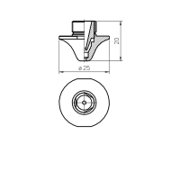 AMADA<sup><sup>®</sup> <br></sup><br>DOUBLE NOZZLE TIP D4.0 AL CP