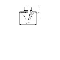 AMADA® NOZZLE TIP S3.0CC SPECIAL FOR CLEANCHROME PLATED