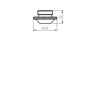 AMADA® NOZZLE TIP 2.0CHROME PLATED