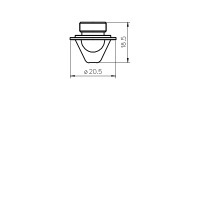 AMADA® NOZZLE TIP 3.0 LARGE FLANGECHROME PLATED