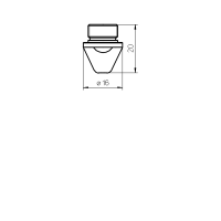 AMADA® NOZZLE TIP 3.0CHROME PLATED