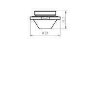 AMADA®  NOZZLE OUTER HP-XCHROME PLATED