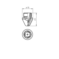 AMADA® DOUBLE NOZZLE TIP 4.0CHROME PLATED