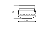 AMADA®  NOZZLE OUTERCHROME PLATED