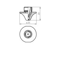 AMADA® NOZZLE TIP 6.0CHROME PLATED