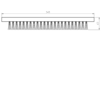BYSTRONIC®BRUSH 345x30x20 WITH SCREWS