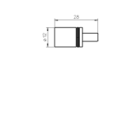 BYSTRONIC®MALE WATER CONNECTOR