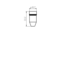 CINCINNATI®SHOWER NOZZLE TIP 2.0  W/O'RING