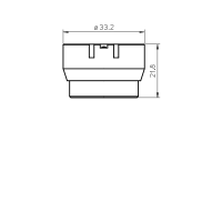 PRECITEC®ORIG. NOZ. HOLDER IT M1.5" DZ - ALUMINUM