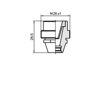 MAZAK®NOZZLE ADAPTER WITH INNER