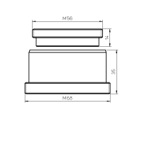 MAZAK®MOUNT FOR 2.0" LENS