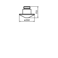 MAZAK®NOZZLE TIP 4.5CHROME PLATED