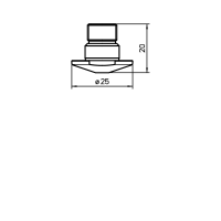 MAZAK®NOZZLE TIP 4.0CHROME PLATED