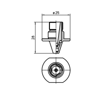 MAZAK®Nozzle double slim, TIP 1.2 mm CP