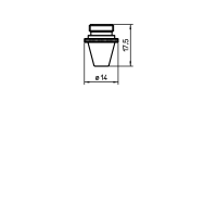 MAZAK®NOZZLE TIP 5.0CHROME PLATED