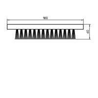 MAZAK®BRUSH 180X30X20 WITH SCREWS