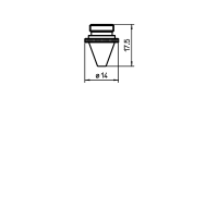 MAZAK®NOZZLE TIP 3.0CHROME PLATED