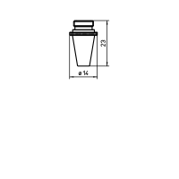 MAZAK® LONG NOZZLE TIP 3.0CHROME PLATED