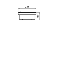 PRECITEC®ORIG. NOZZLE HOLDER IT B2" Z ALUMINUM