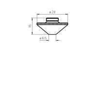 PRECITEC®NOZZLE TIP HD 5.0LARGE HEADPack of 10