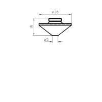 PRECITEC®NOZZLE TIP HD 4.0CHROME PLATED