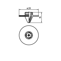 PRECITEC®3D DOUBLE NOZZLE TIP1.8 - 1.5 CHROME PLATED