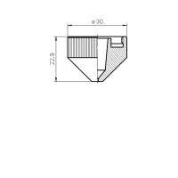 MITSUBISHI®NOZZLE TIP 4.0LOW PRESSURE