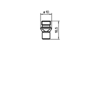 PRIMA I.®NOZZLE TIP SHORT 2.5BRASSPack of 10