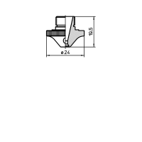 PRIMA I.®NOZZLE TIP DL TYPE 3.5CHROME PLATED