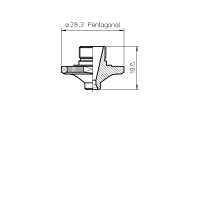 PRIMA I.®NOZZLE TIP PENT DL 3CHROME PLATED