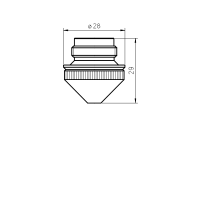 SALVAGNINI®NOZZLE TIP 3.0CHROME PLATED