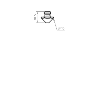 TRUMPF®NOZZLE TIP 1.7CHROME PLATEDPack of 10