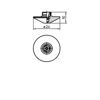 TRUMPF®DOUBLE NOZZLE TIP 4.0CHROME PLATEDPack of 10