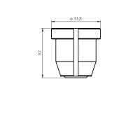 TRUMPF®CERAMIC NOZZLE HOLDER .