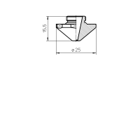 TRUMPF®NOZZLE TIP EAA 2.7 SPECIALCHROME PLATEDPack of 10