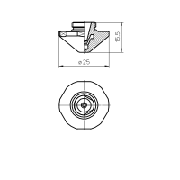 TRUMPF®DOUBLE NOZZLE TIP 2.7 SPECIALCHROME PLATEDPack of 10