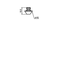 TRUMPF®NOZZLE TIP 2.7 HDCHROME PLATEDPack of 10