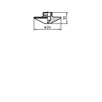 TRUMPF<sup>®</sup><br>NOZZLE TIP ECE1.7<br>CHROME PLATED<br><span style="color:red"><strong>Pack of 10</strong></span>