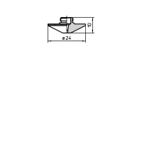 TRUMPF®NOZZLE TIP ECE 1.4 HDCHROME PLATEDPack of 10