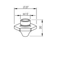 BLM GROUP®NOZZLE SCB TIP 4.0CHROME PLATED